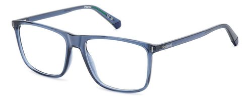 POLAROID D536 - Crystal Blue prescription glasses front left view