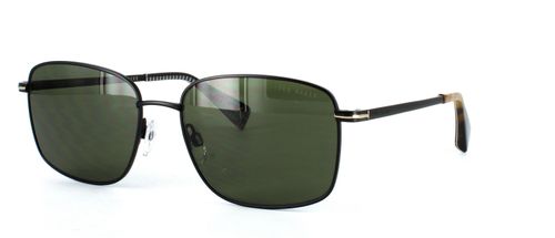 Ted Baker Lance Sunglasses - Black & Gold front left view