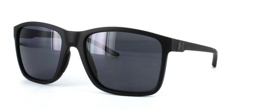 Under Armour Hustle XL - Black - Prescription Sunglasses front left view