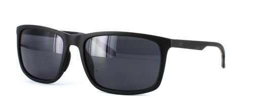 Under Armour Loudon - Black - Prescription Sunglasses front left view