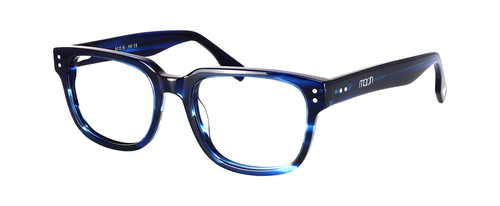 Yarwell - Blue Stripe prescription glasses front left view