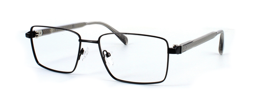 Edward Scotts - Ramsey - Black prescription glasses front left view