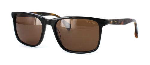 Ted Baker Isaac Sunglasses - Black & Tortoise front left view